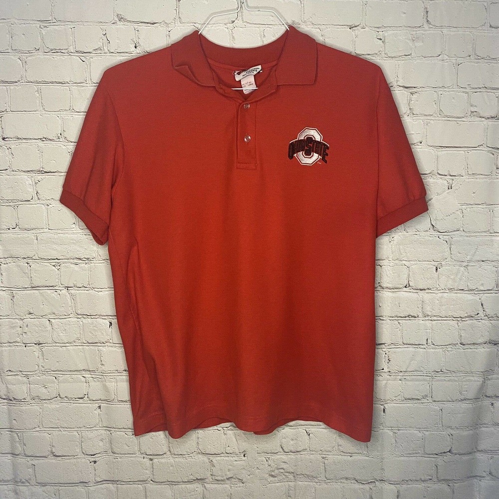 Vintage Midwest Embroidery Ohio State Buckeyes Polo L